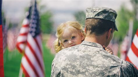 Veteran and Flags